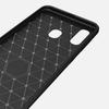 Case for Samsung Galaxy A40 Armored, Carbon, Carbon, Black + 5D Glass