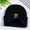 Demon Slayer Eyes Knitted Hat For Women Unisex Beanies Winter Hats Polyester Kimetsu No Yaiba Anime Manga Hip Hop Melon Cap