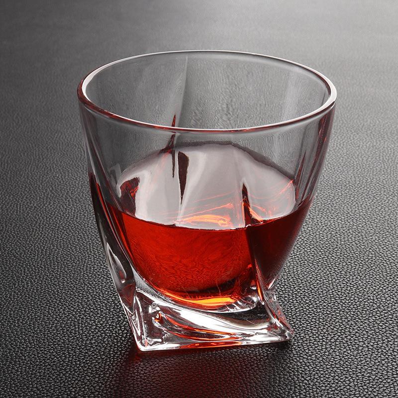 320 мл стакан для воды креативная геометрия стеклянный стакан для виски иностранное вино стаканы витые зерна кофейные чашки прозрачный стакан для пива со льдом посуда для напитков