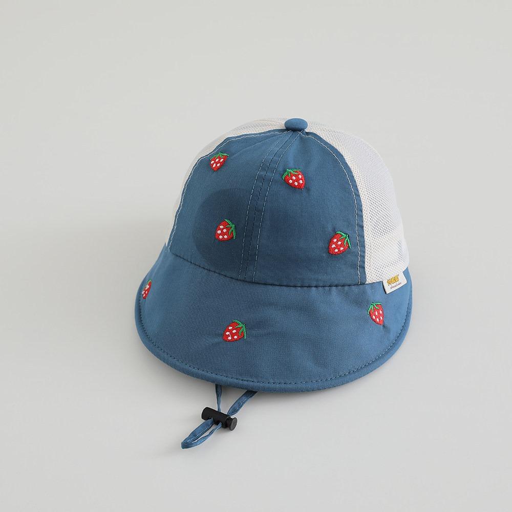 UV Protection Baby Fishing Hat Mesh Sweet Bucket Hat Cute Kid Summer Sun Hat 1-4 Years Old