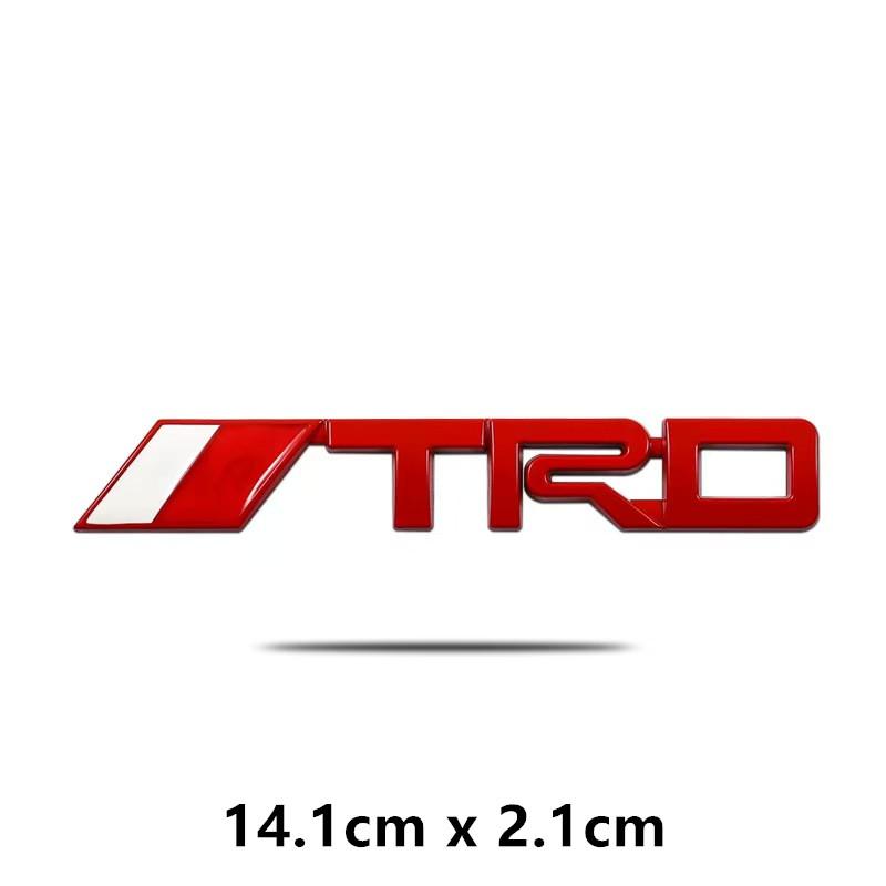 3D наклейки Matel на автомобиль эмблема для TRD Sports Corolla Yaris Rav4 Avensis Auris Camry кузов задний багажник хвост наклейка стиль