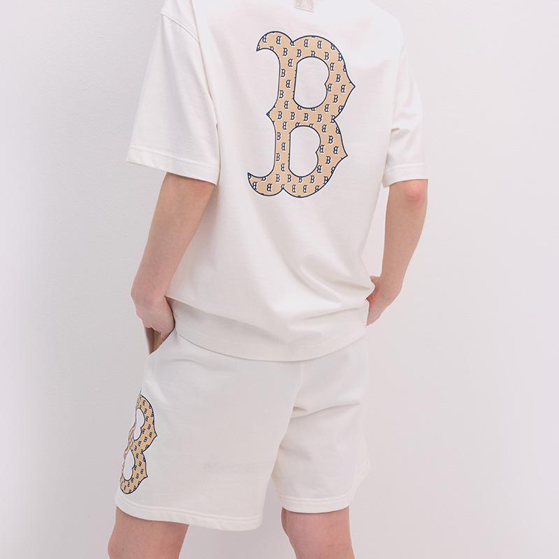 MLB Boston Red Sox Casual Shorts Unisex Cream 3ASPM0143-43CRS