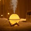Galaxy Planet Humidifier 330ml Heavy Fog Household Atomizer LED Night Light Circular Portable USB Aromatherapy Atmosphere Lamp
