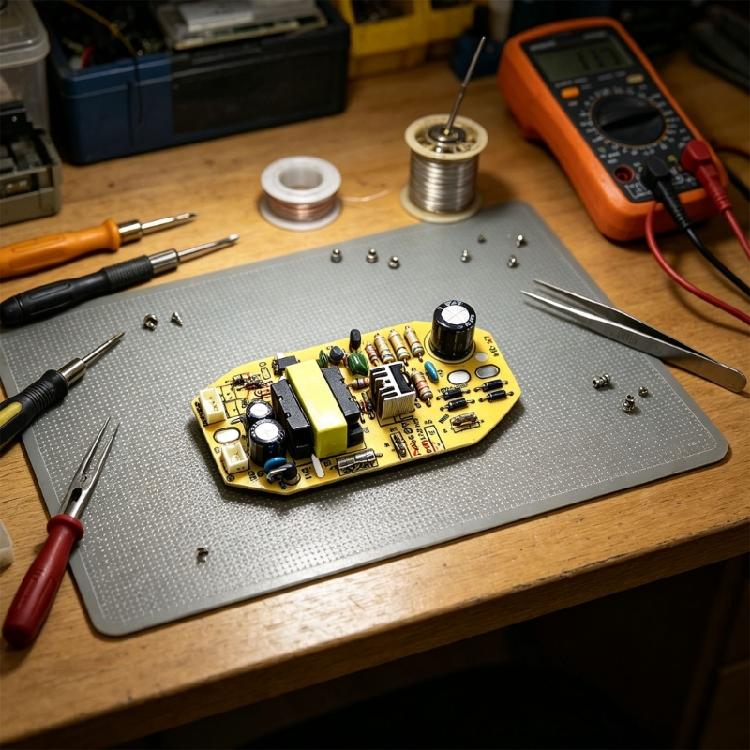 Humidifier Internal Control Board Module for Repair Replacement, Single Circuit Board Part for Household Maintenance and Service Use