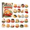 Festive Desktop Decor Dog Advent Calendars 2026, Cute 24 Days Christmas Countdown Pet Lover Gift Calendar, 2D Acrylic Collectible Figures for Lovers,