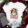 Hot Christmas Santa Claus Merry Christmas Print T-Shirt Summer Casual Loose T Shirt Women Men Harajuku Christmas Shirts