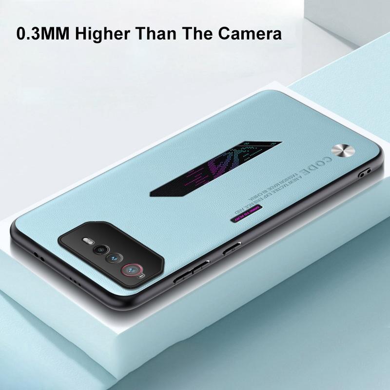 Роскошный чехол из ПУ-кожи для Asus ROG Phone 6 D 6D, задняя крышка, матовый силиконовый чехол с полной защитой для Asus ROG Phone6 D 5G