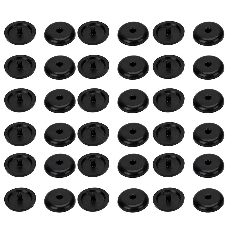 10/50pcs Car Safety Seat Belt Buckle Stopper Automobile Seatbelt Spacing Limit Stop Plastic Black Gray Beige Button Accessories