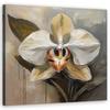 Canvas Print, Painted White Flower