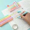 6 шт./компл. пастельных цветов маркер-ручка Macaron маркеры флуоресцентные ручки маркеры для рисования милые канцелярские принадлежности для школы