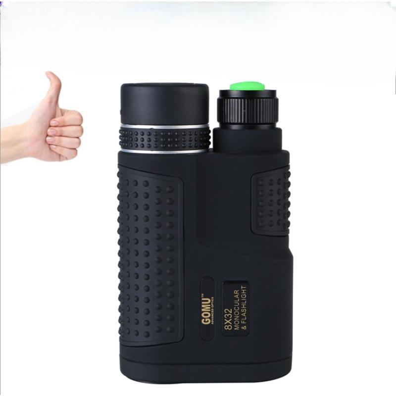 Новый телескоп ночного видения 8X32 с подсветкой, однотрубные мощные очки высокой четкости, портативные портативные очки для кемпинга на открытом воздухе