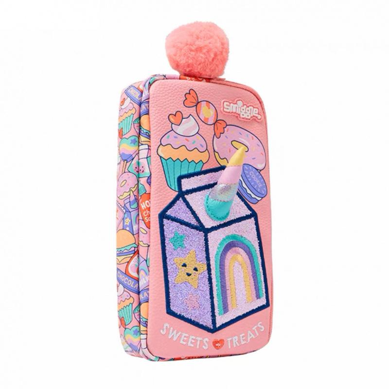 Creative Folding Pencil Case Cartoon Kids Stationery Smiggle Australia Students Multipurpose Pencil Box Large Capacity Portable