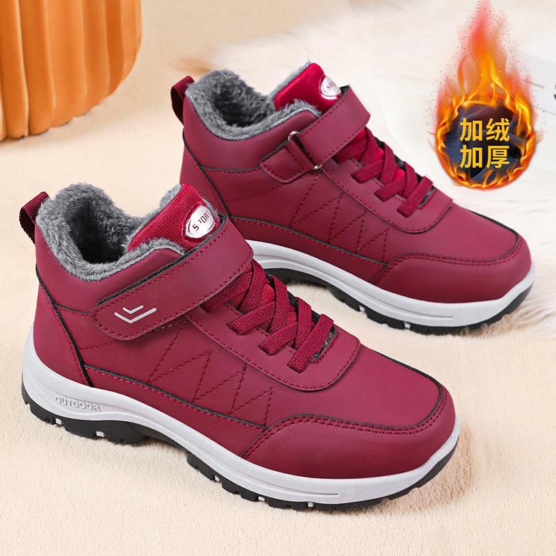 Cotton Shoes 2025 Winter Shoes Outdoor Sports Walking Shoes Cotton Boots Thickened Warm Couple Casual Snow Boots
