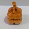 Cliff Cypress Wood Carving: Chinese Luck Ornament with Persimmon and Peanut - Perfect Birthday Gift for Men.