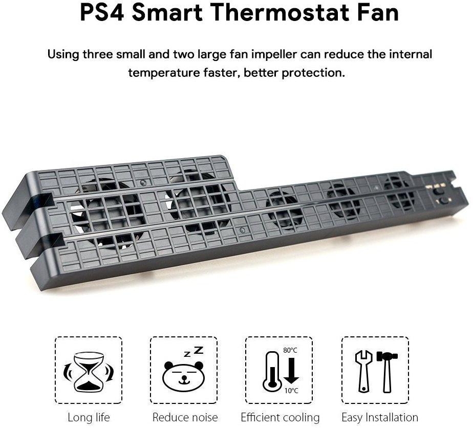 Охлаждающий вентилятор Кулер DC 5V Для Sony PS4 Pro Slim Игровой консоли Playstation Play Station PS 4 Холодильник USB Вентилятор Портативный