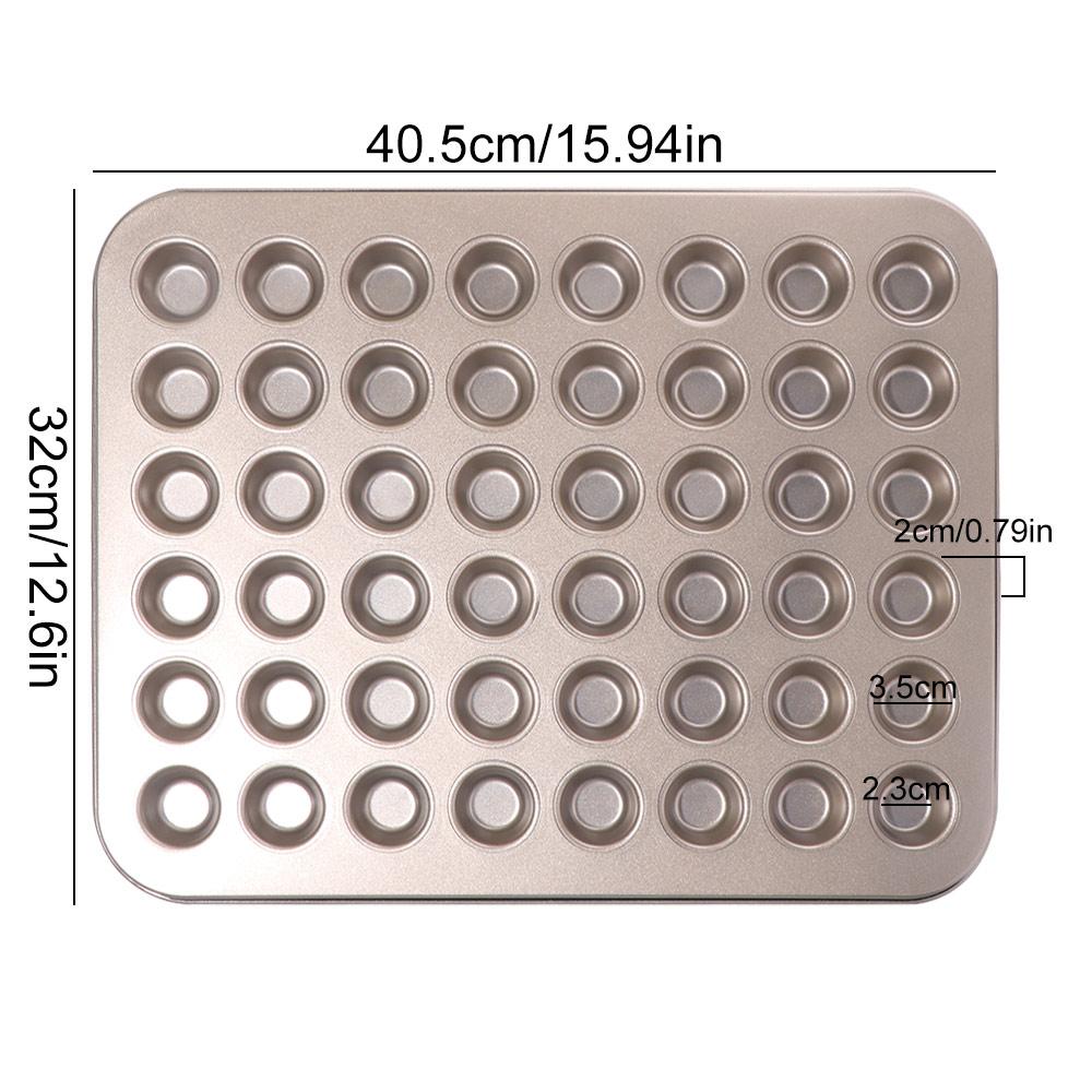 DIY Small Muffin Pan Large Capacity 48 Mini Baking Molds Muffin Dessert Tray Baking Supplies