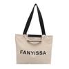 Minimalist Tote Everyday Bag For Women In Black And White With Stylish Design Letter