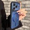 Ретро Джинсовая Ткань Для Чехла MagSafe Для iPhone 17 16 15 14 13 12 Pro Max Магнитная Беспроводная Зарядка Матовый Ударопрочный Чехол