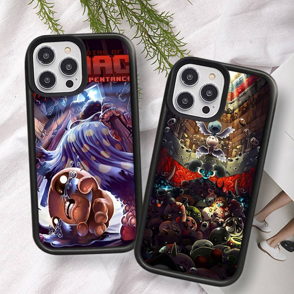 Game The B-Binding O-Of I-Isaac  Phone Case For iPhone 17 16 Pro Max Air 13 12 Mini 14 15 Plus 11 PC+TPU Back Cover