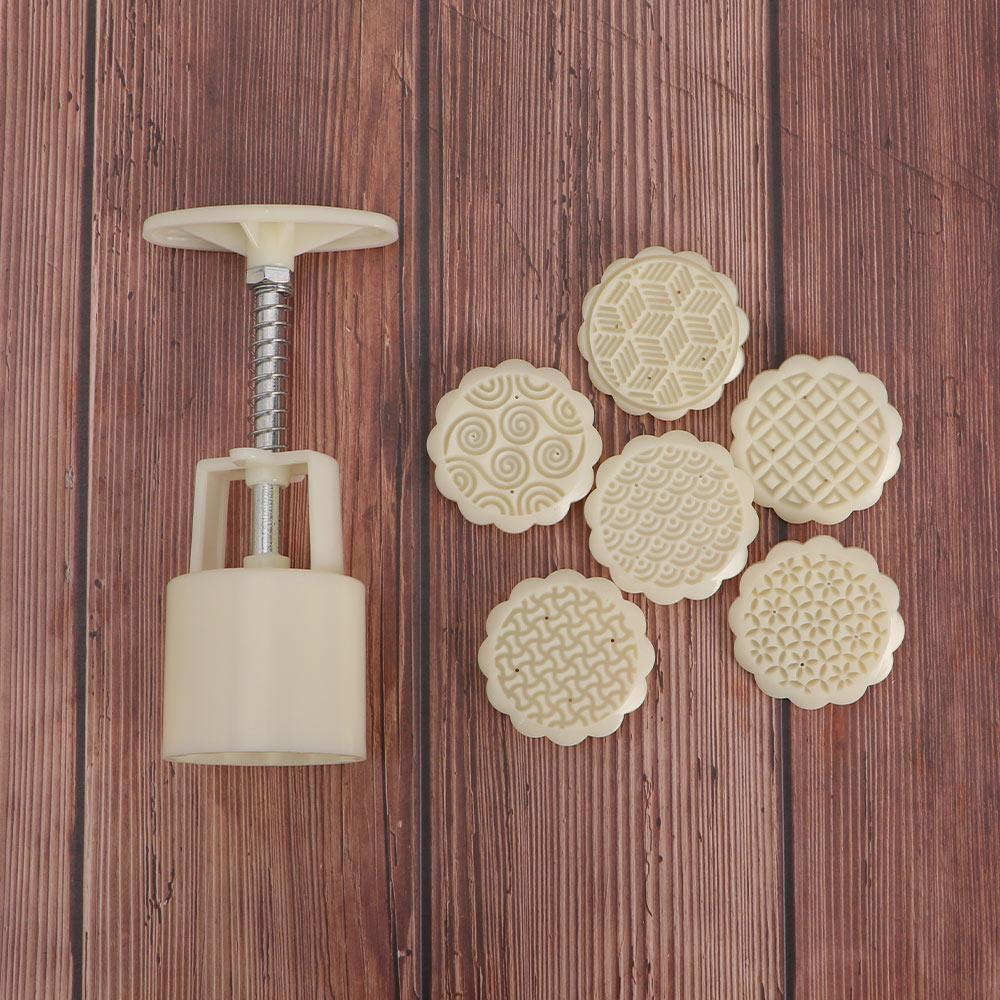 Кекс из зеленой фасоли Геометрический узор Печенье Штамп-вырезка Форма для лунного пирога Форма для маамуль Форма для лунного пирога