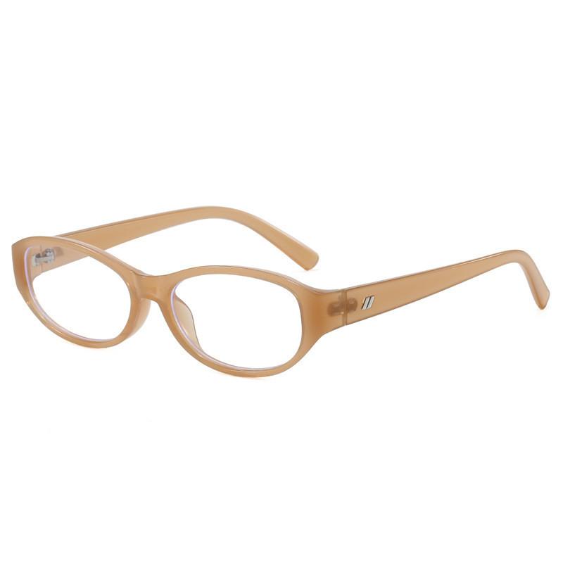 Retro Cat Eye Nonglare Glasses For Adults Ultra Thin Optical Frame For Office Use