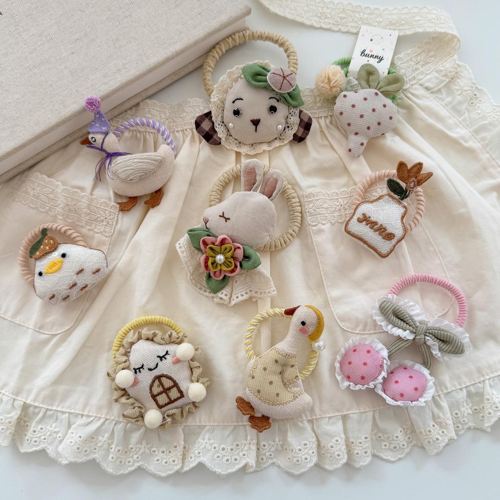 Мультяшные милые резинки для волос для маленьких девочек, веревки для волос, резинки для хвостика, эластичные резинки для волос, детские головные уборы, детские аксессуары для волос