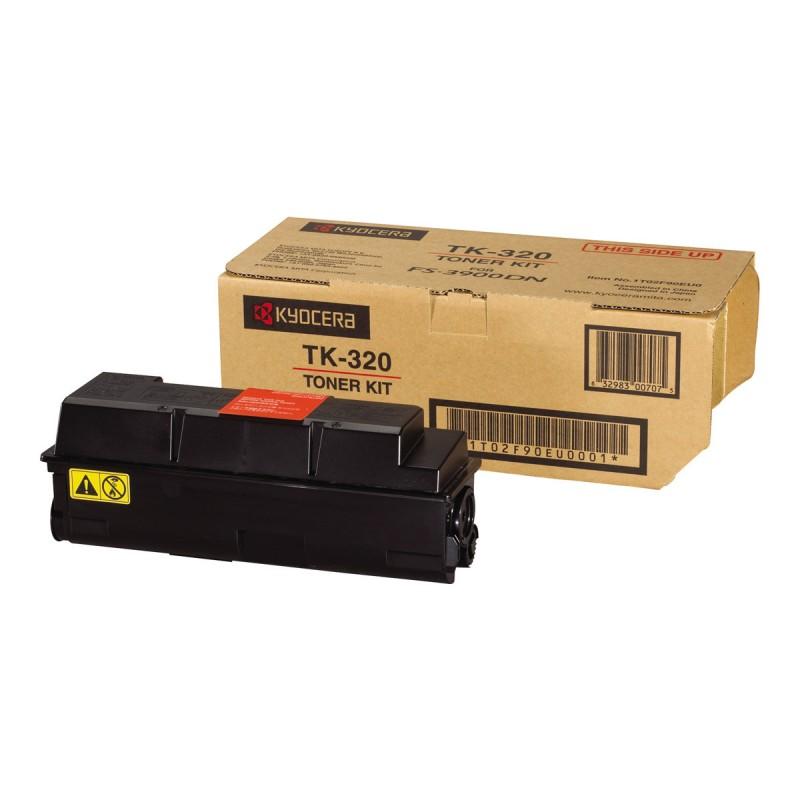 Kyocera TK320 Black Original Toner Cartridge - 1T02F90EUC-TK320