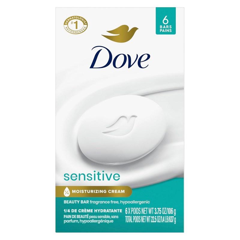Dove Beauty Bar Sensitive, 106g x 6 pcs