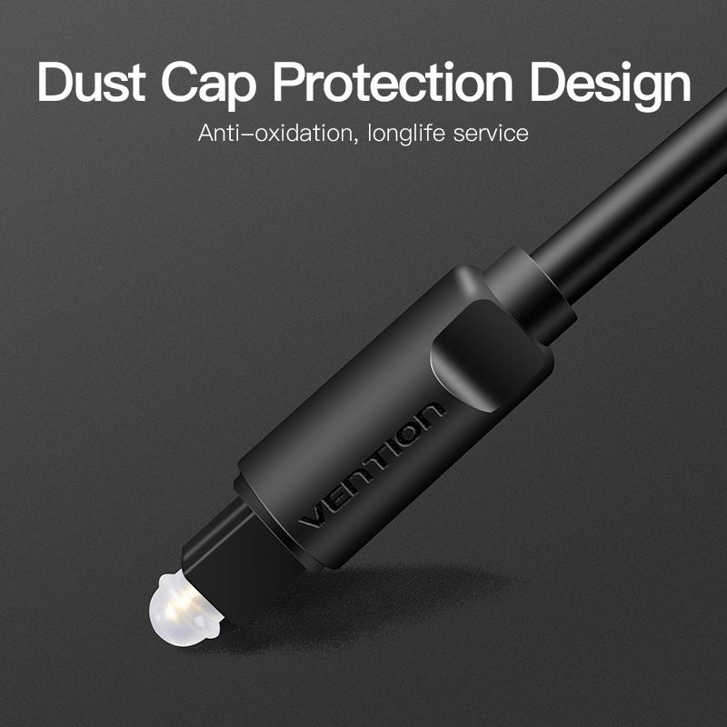 Цифровой оптический аудиокабель Vention, волоконно-оптический кабель Toslink «папа-папа» для Blu-ray DVD Xbox PS4, цифровой SPDIF-кабель