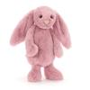 Jellycat Bashful Bunny M Плюшевая игрушка Сидящий рост Тюльпан Розовый кролик, 20 см,