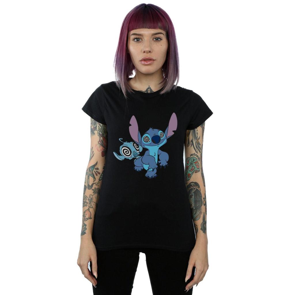 Disney Womens/Ladies Lilo And Stitch Hypnotized Cotton T-Shirt