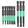 Impact Resistant Magnetic Insert Bit High Torque Hex Head Power Bit Alloy Steel Eletric Screwdriver Bit Replacement