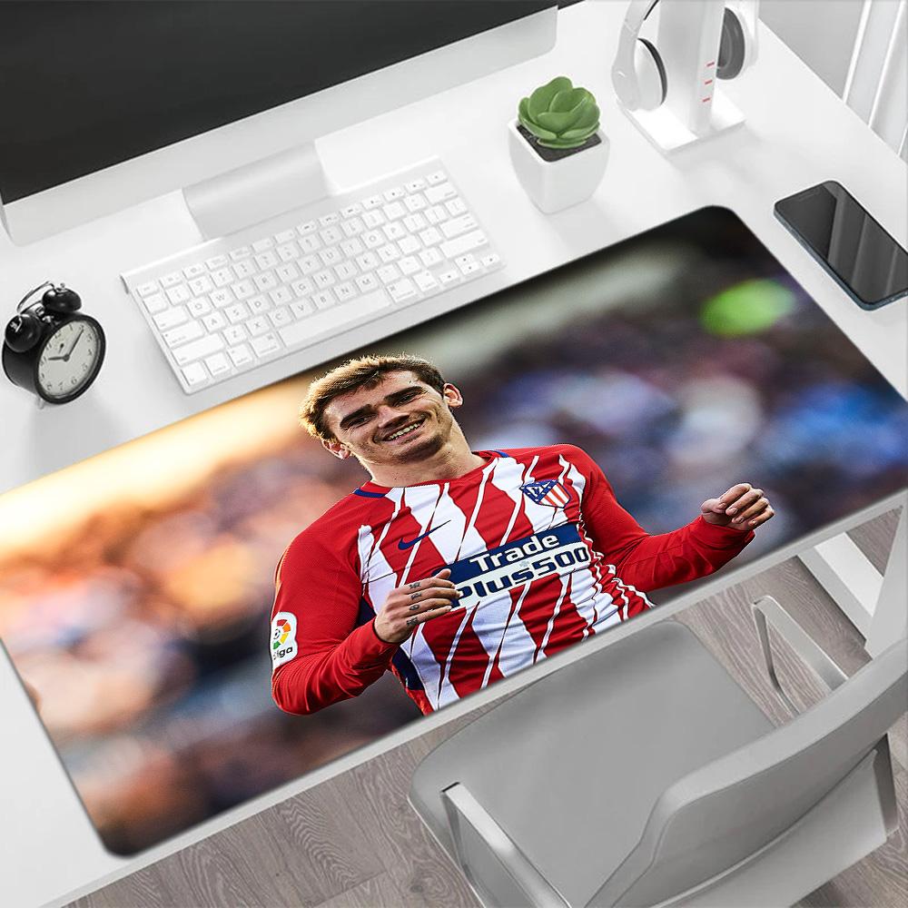 Atletico Madrid Player Gaming Mouse Pad Gaming Laptop Mouse Pad HD Print Desk Pad Non-Slip Rubber Bottom