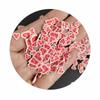 1kg Customized Red Heart Polymer Crafts Mini Soft Clay Handmade DIY Fillers Kids Slime Art Play Supplies