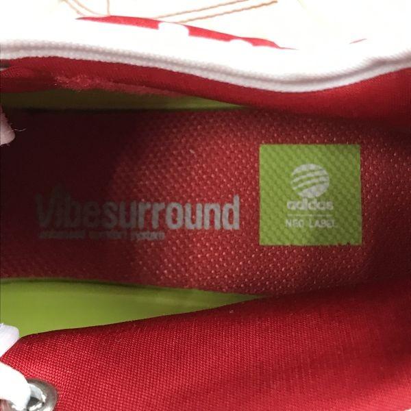 adidas Высокие кроссовки Vibesurround 25 женские белый красный(ИСПОЛЬЗОВАЛ)