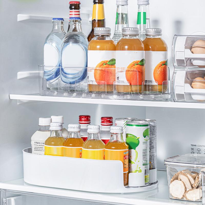 Turntable Organization Multifunctional Easily Organize Condiments Organizer For Bathroom Cabinet Fridge Vanity Cosmetics