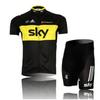 Summer Outdoor Cycling Suit Tour de France Cycling Suit Short Sleeve Suit Men's Road Bike Mountain Bike Cycling Shirt Breathable