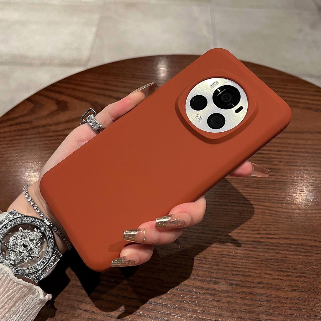 For Honor Magic6 5G Case Skin-Friendly Liquid Silicone+PC Phone Cover