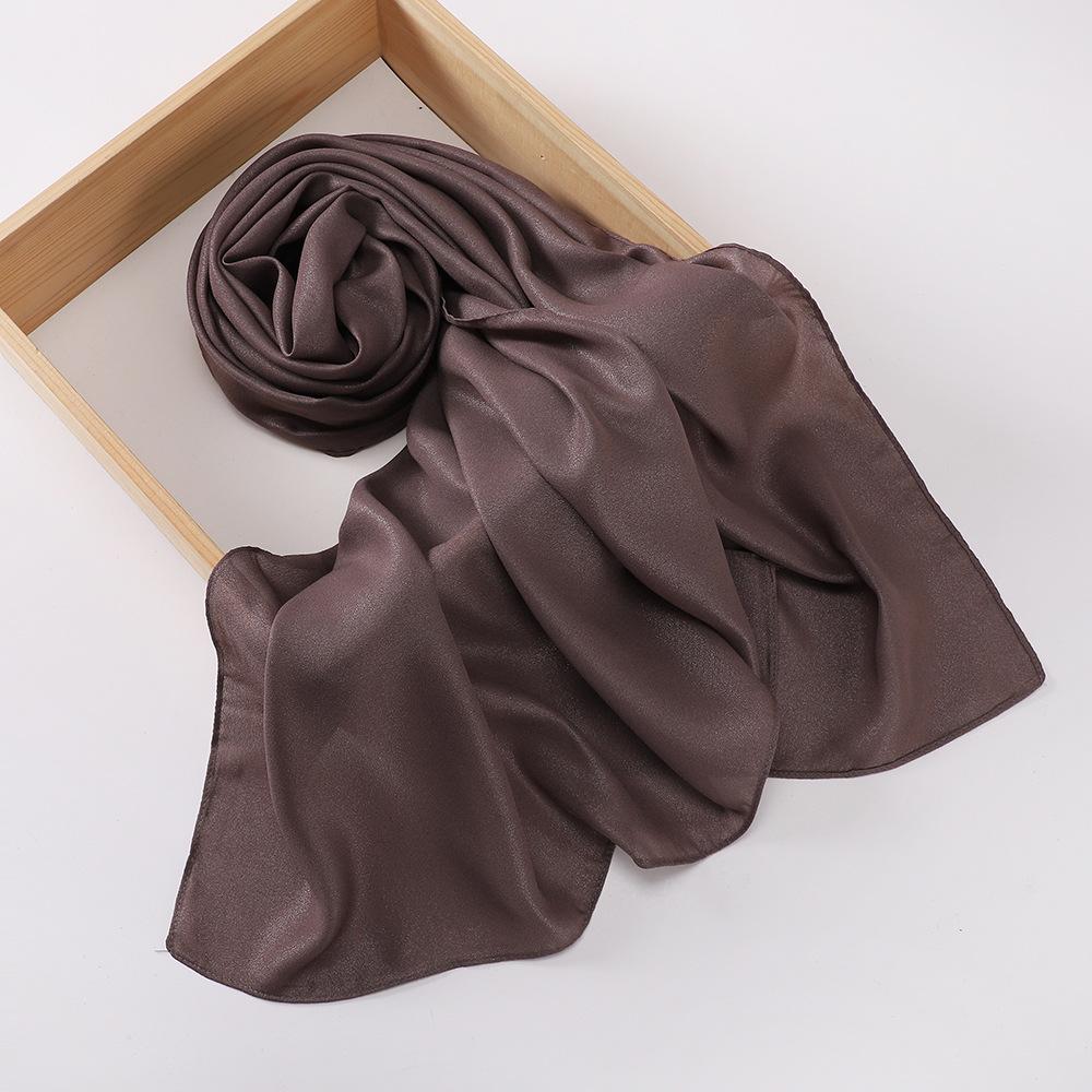 Malaysia's New Women's Head Scarf, Pearlescent Yarn Series Scarf Shawl