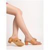 Shoetopia Девочки Kh-5555 Бежевые Сандалии на Каблуке - 6 UK (Девочки-Kh-5555-Коричневый)