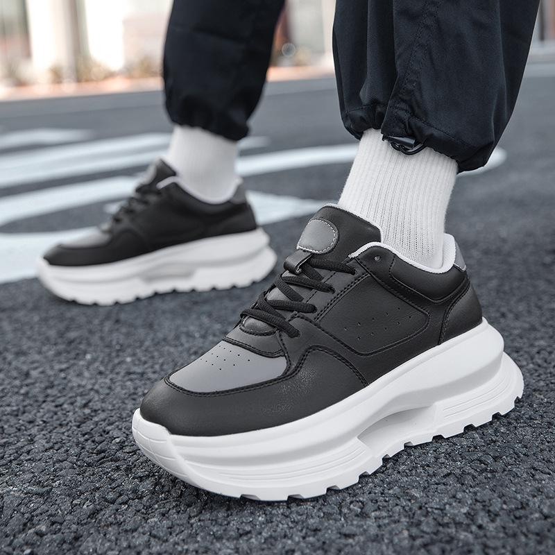 Мужские модные кроссовки "Dad Shoes" с толстой подошвой, увеличивающие рост на 6 см - Спортивный повседневный стиль
