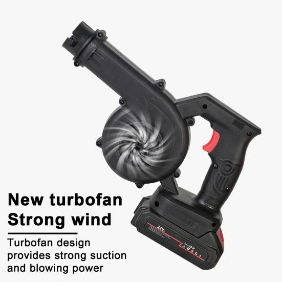 Беспроводной воздуходув с медным мотором, портативный электрический воздуходув с высокой мощностью для уборки листьев, сада, двора, патио