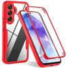 360 Полная Защита Экрана HD Прозрачный Чехол для Samsung A57 A37 A27 A17 A07 A56 A36 A16 A55 A35 A15 A05S A54 A34 A04S A05S 5G Чехол