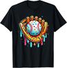 Ice Cream Drip Baseball Stuff Baseball Drip Graphic T-Shirt