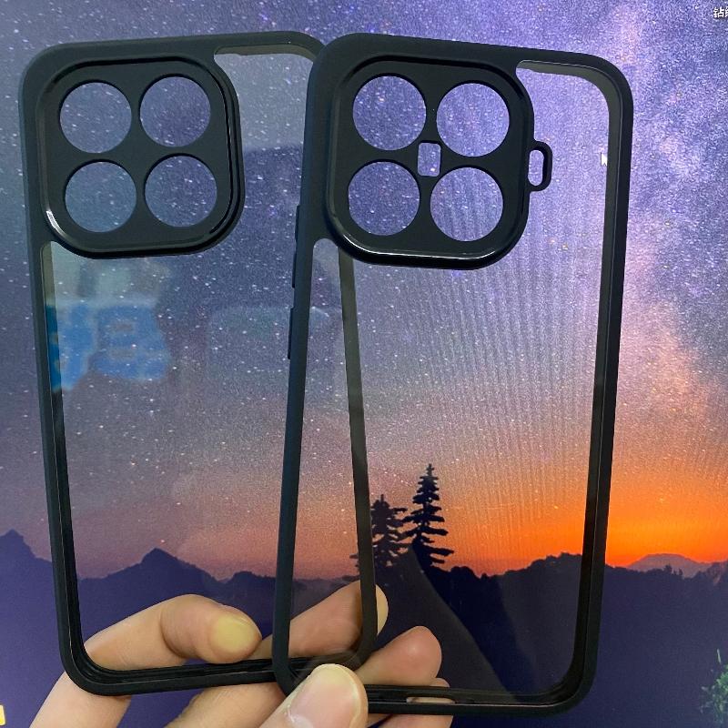 Для 2025 Xiaomi 17 Pro Max 15 14 T Pro Ultra Чехол Матовый Прозрачный Жесткий Чехол Задняя Крышка Мягкий Край Защитный Ударопрочный Бампер