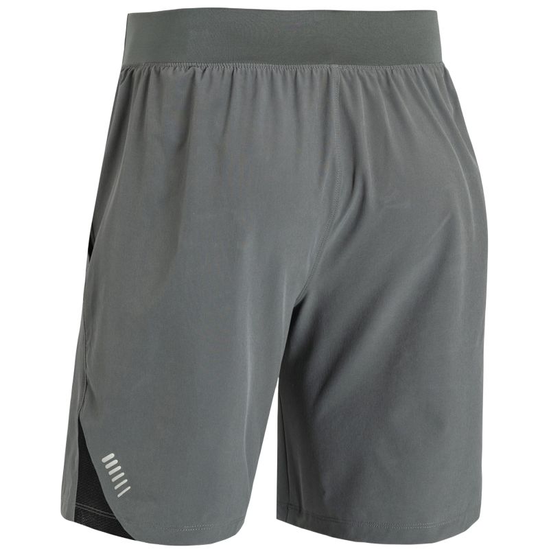 Under Armour Спортивные шорты с резинкой на талии и сплошным логотипом, мужские шорты персиково-серого цвета 1371000-012