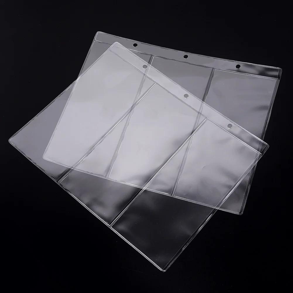 Альбом из ПВХ-бумаги для денег Прозрачные аксессуары Портативные папки Держатель для банкнот Коллекция валюты Удобный