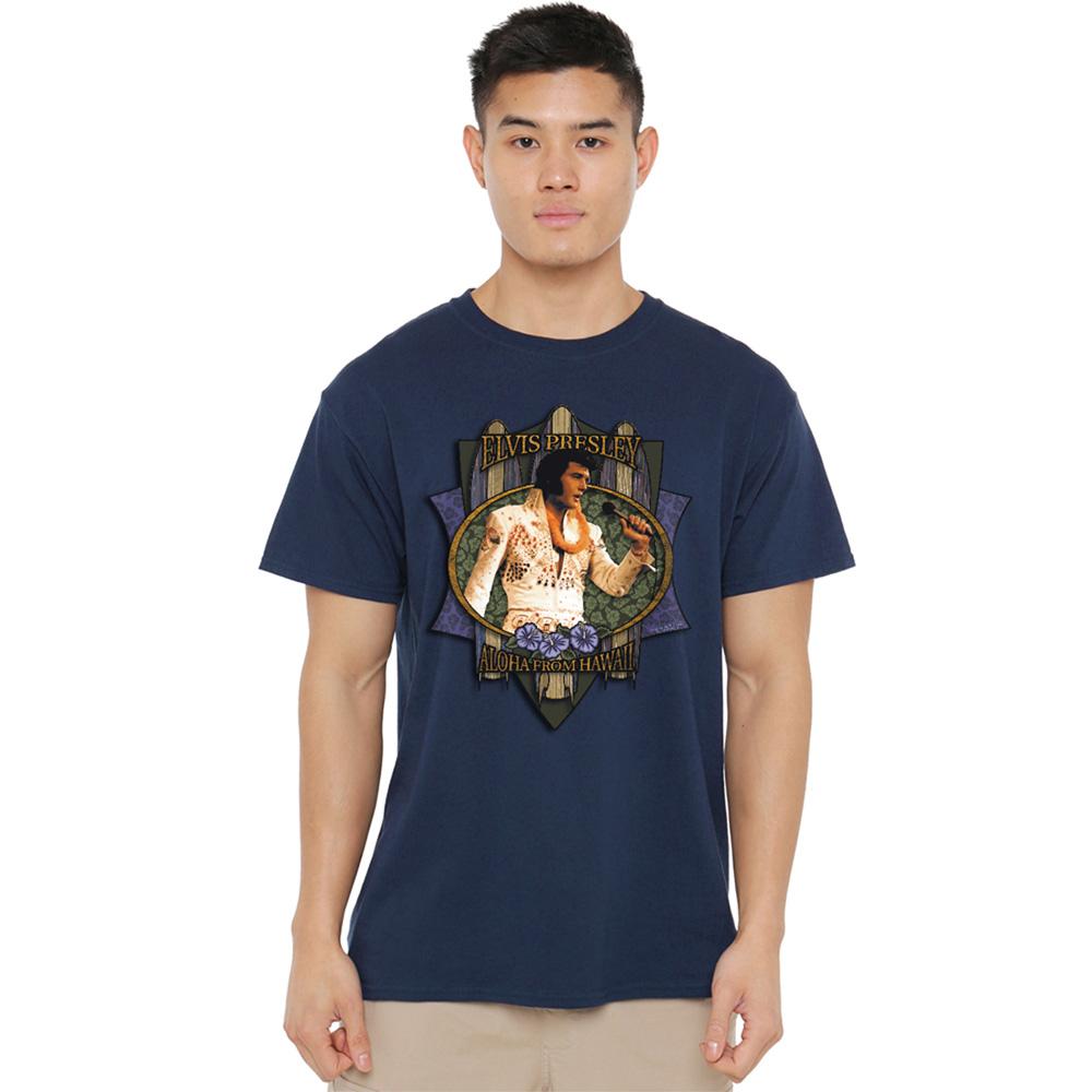 Elvis Presley Unisex Adult Aloha From Hawaii Tagless T-Shirt