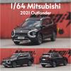 1/64 Mitsubishi Outlander SUV Sport Миниатюрная модель 1:64 литые металлические игрушечные машинки для демонстрации коллекции бесплатных колес в подарок мальчикам