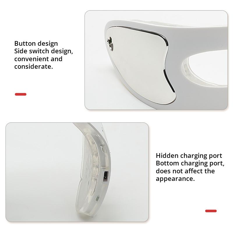 Red Light Frequency Eye Massager Vibration Massager To Relax Fatigue, Relieve Eyes Massage Eye Mask